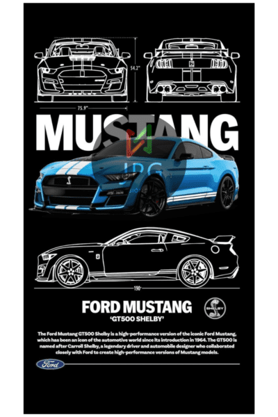 Ford Mustang Celeste